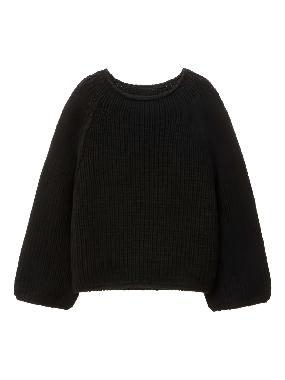 Iris Von Arnim raglan-sleeve sweater | Black | Image 1