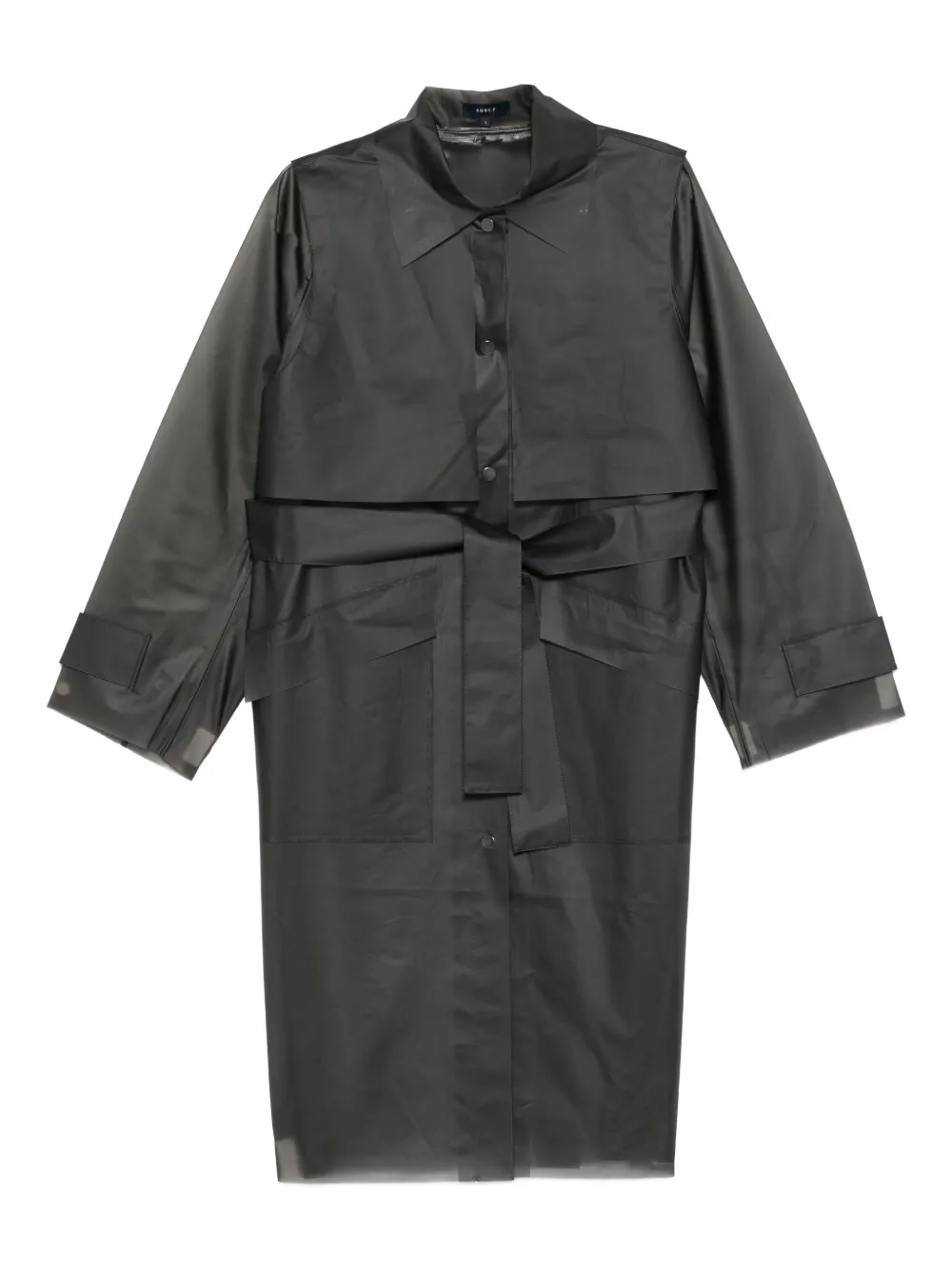 Soeur belted trench coat | Black | Image 1