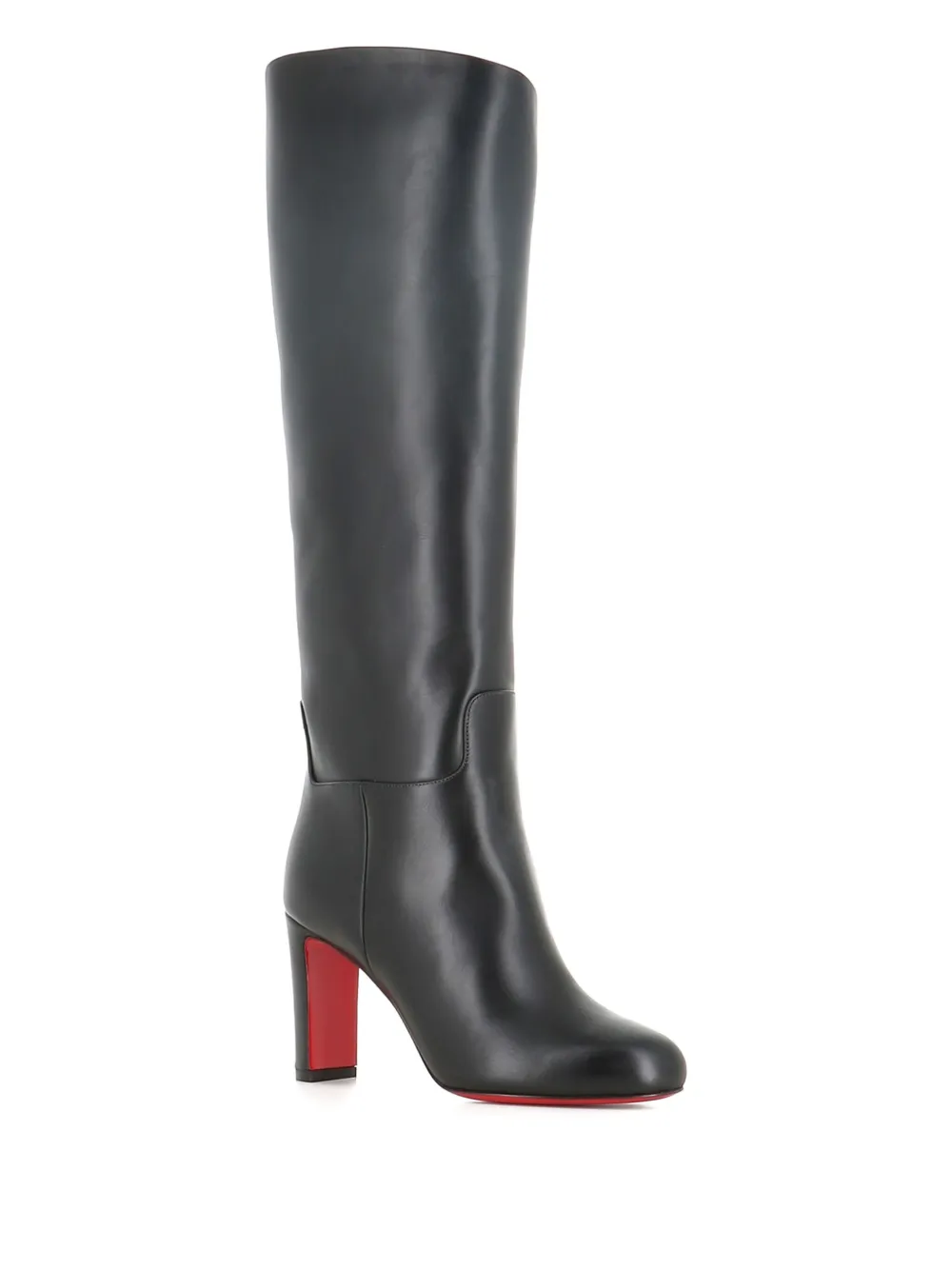 Christian Louboutin leather block-heel knee-high boots | Knee-High Boots | Image 2