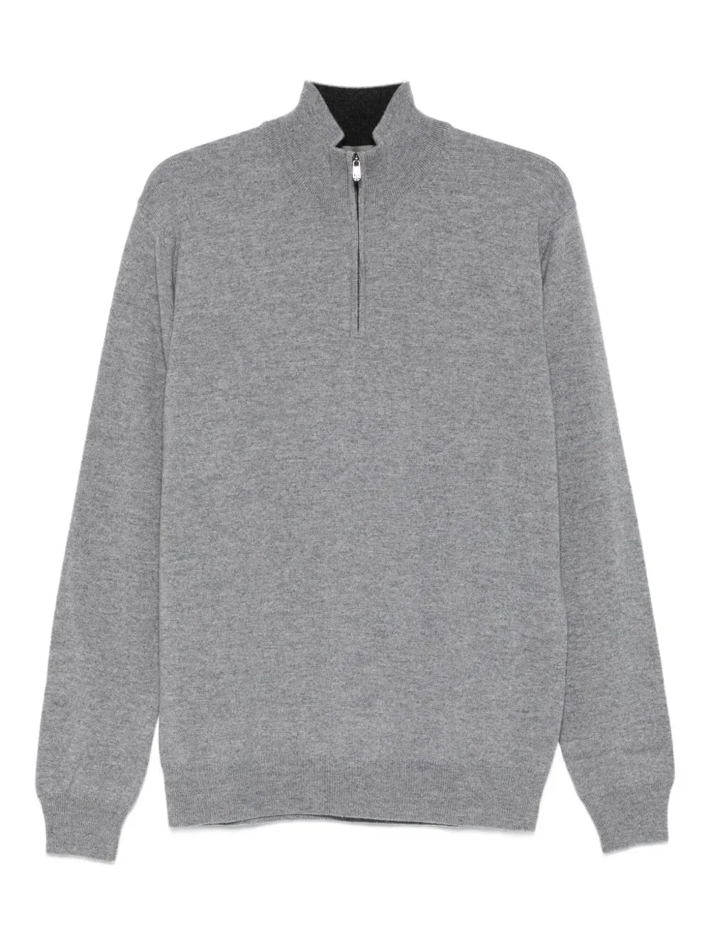 Corneliani zip-neck sweater | Grey | Image 1