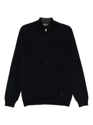 Drumohr ショールカラー カーディガン | ブルー | FARFETCH JP