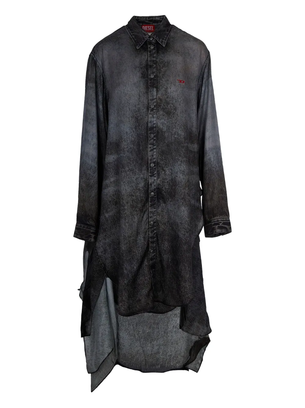 Diesel D-Iletta デニム ラップドレス - グレー Diesel D-Iletta デニム ラップドレス - グレー