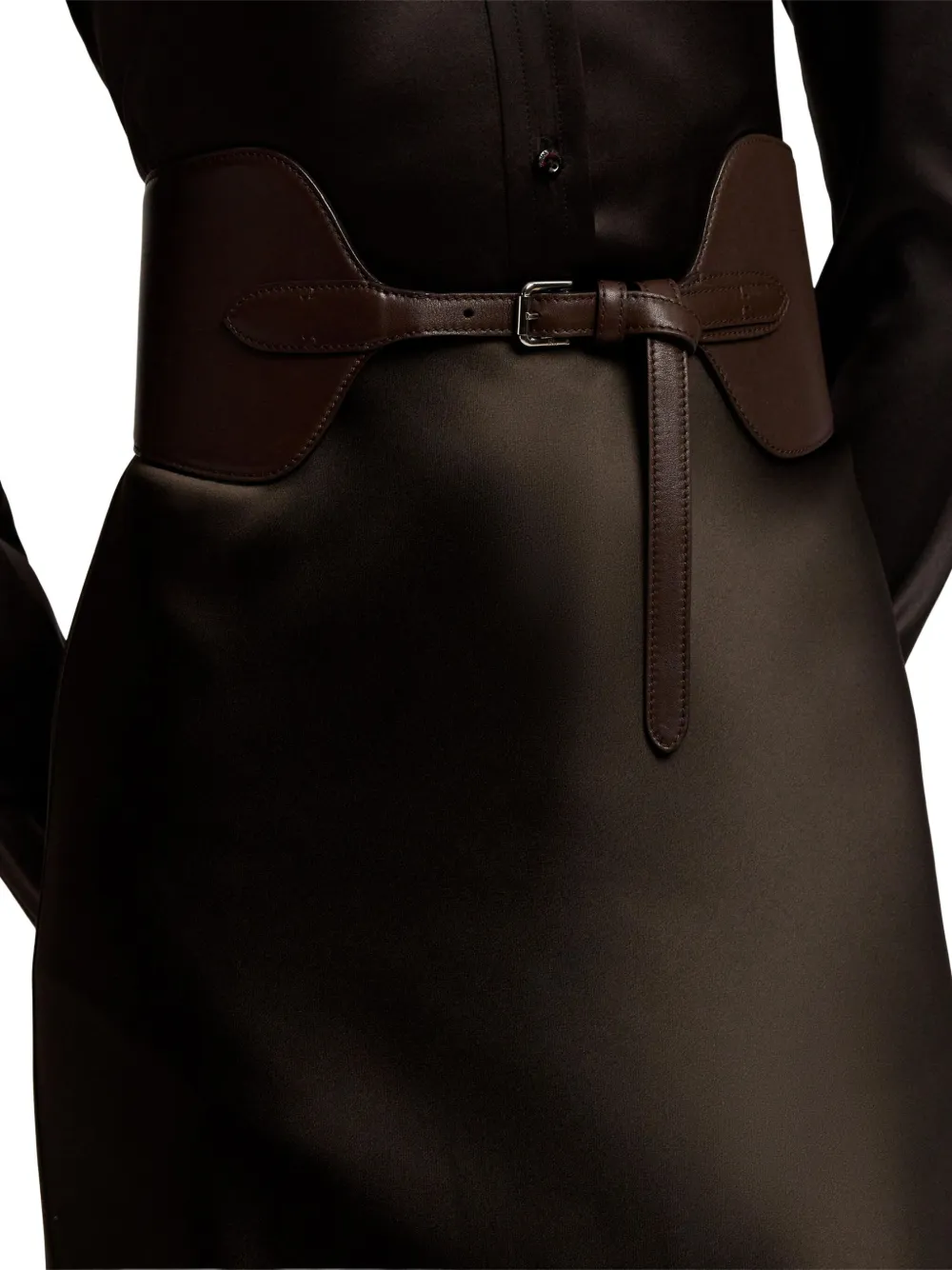 Ralph Lauren Collection A-lijn mini-rok Bruin