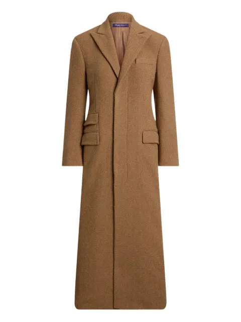 Ralph Lauren Collection herringbone wool coat