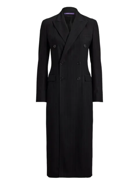 Ralph Lauren Collection pinstripe double-breasted midi dress