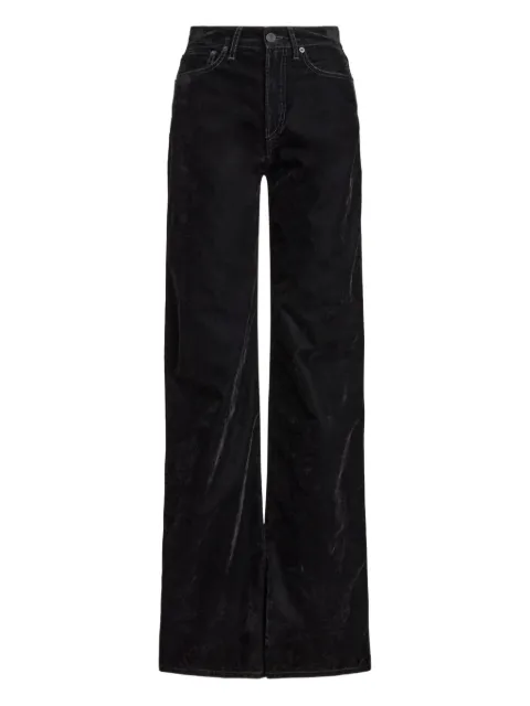 Ralph Lauren Collection velvet wide-leg jeans