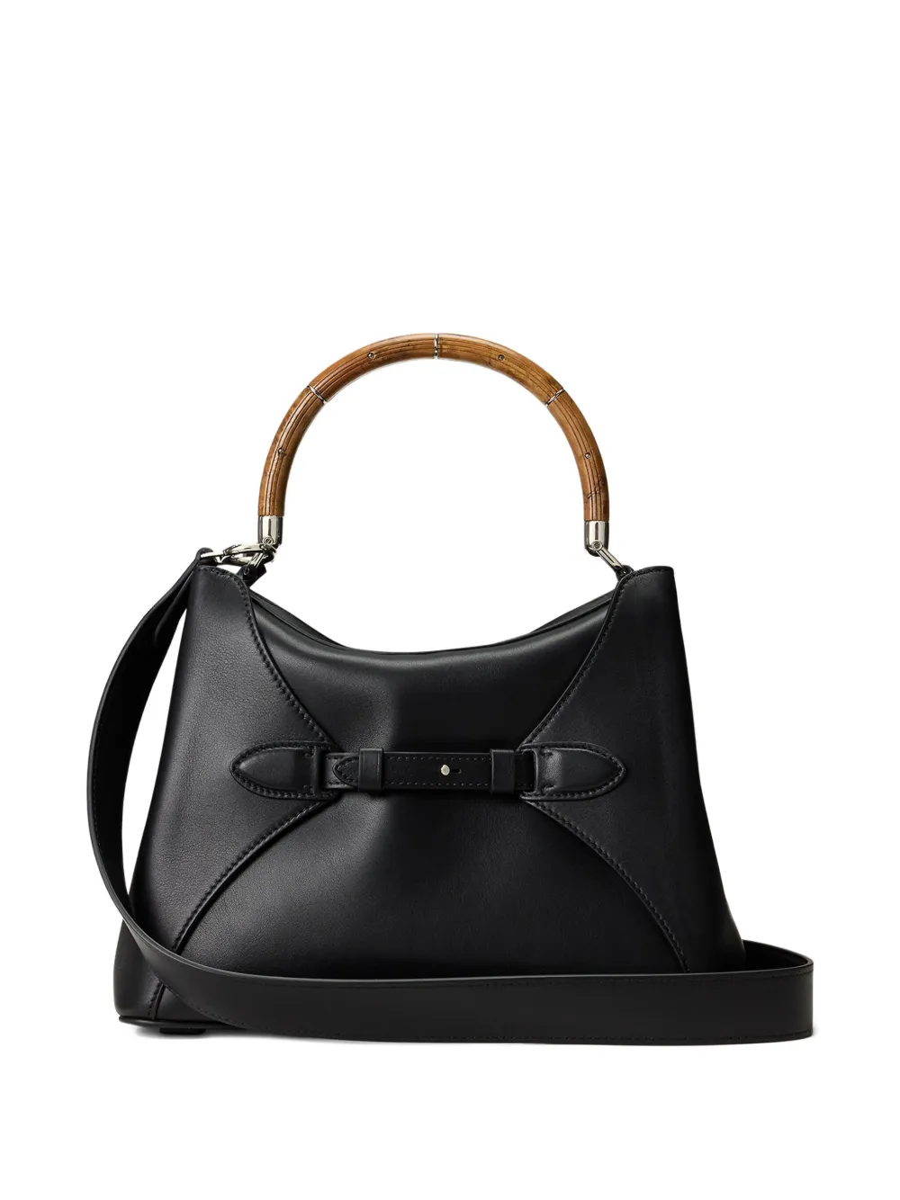 Ralph Lauren Collection medium leather tote bag - BLACK