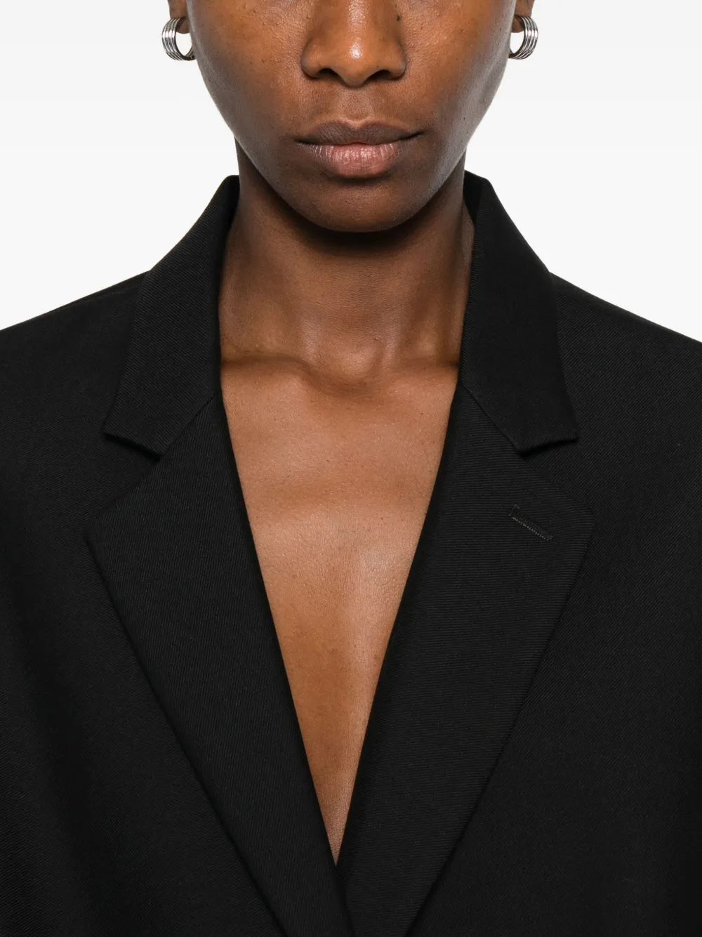 Nine In The Morning Single-breasted Blazer In Black