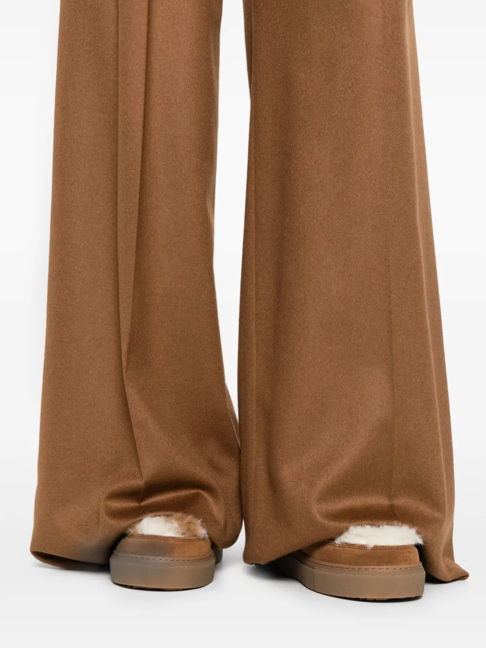 Max Mara Borneo geplooide broek Bruin