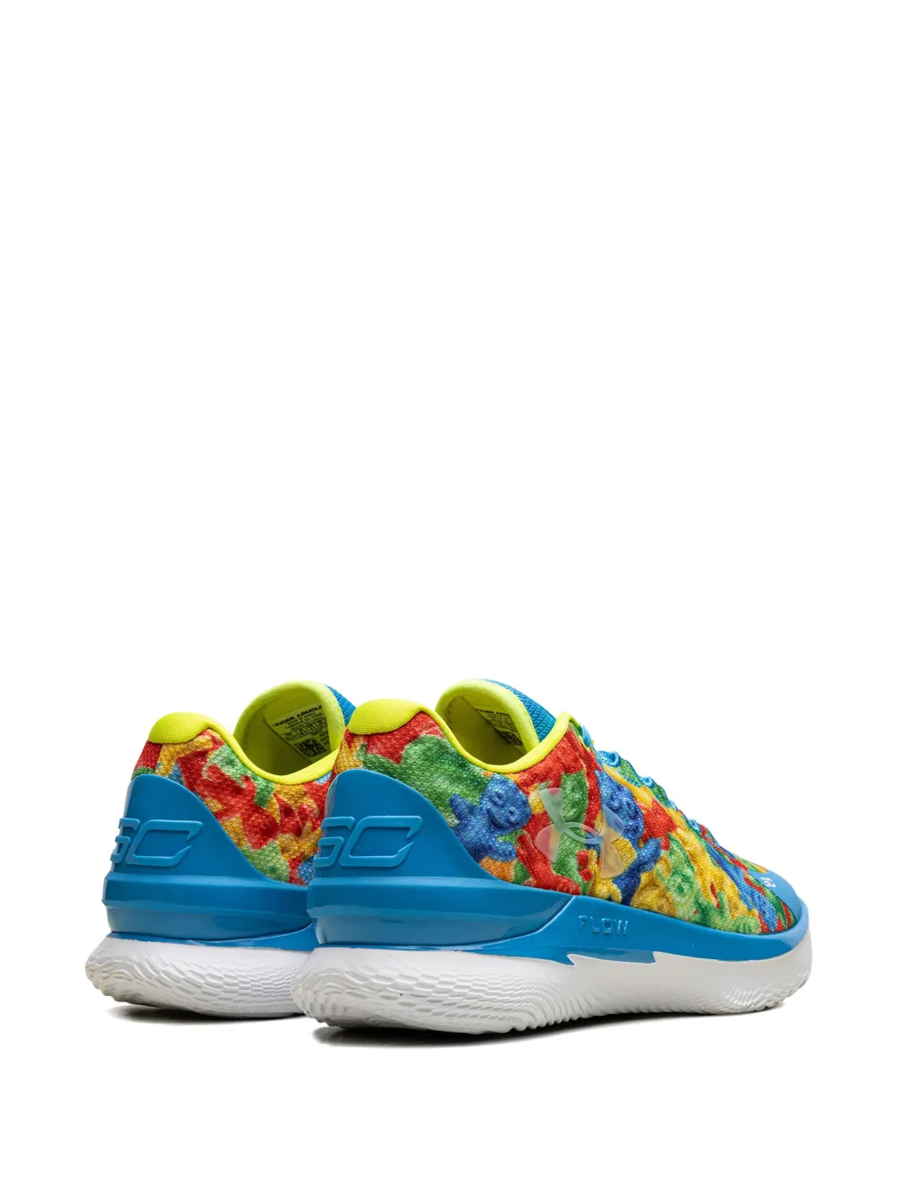 Under Armour x Sour Patch Kids Curry 1 Low Flotro sneakers Blauw