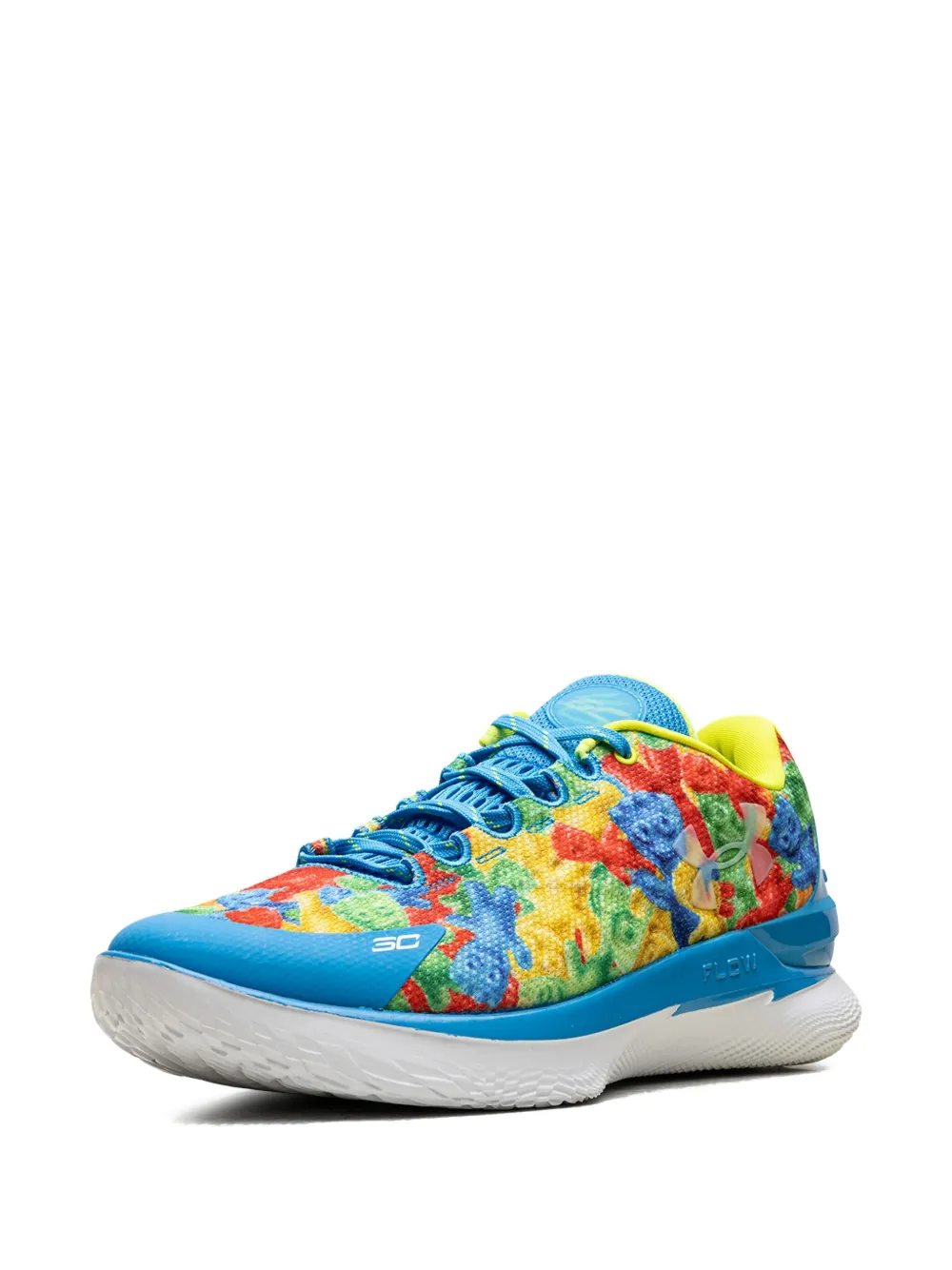 Under Armour x Sour Patch Kids Curry 1 Low Flotro sneakers Blauw