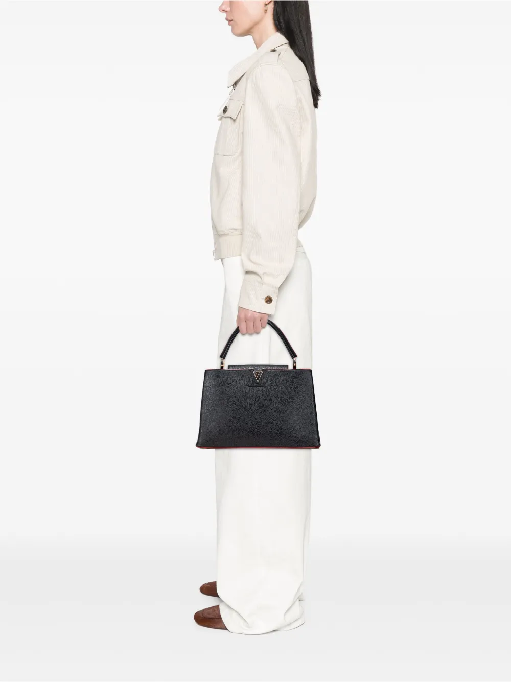 Louis Vuitton Pre-Owned 2015 Taurillon Capucines MM satchel | Pre-Owned | Image 2
