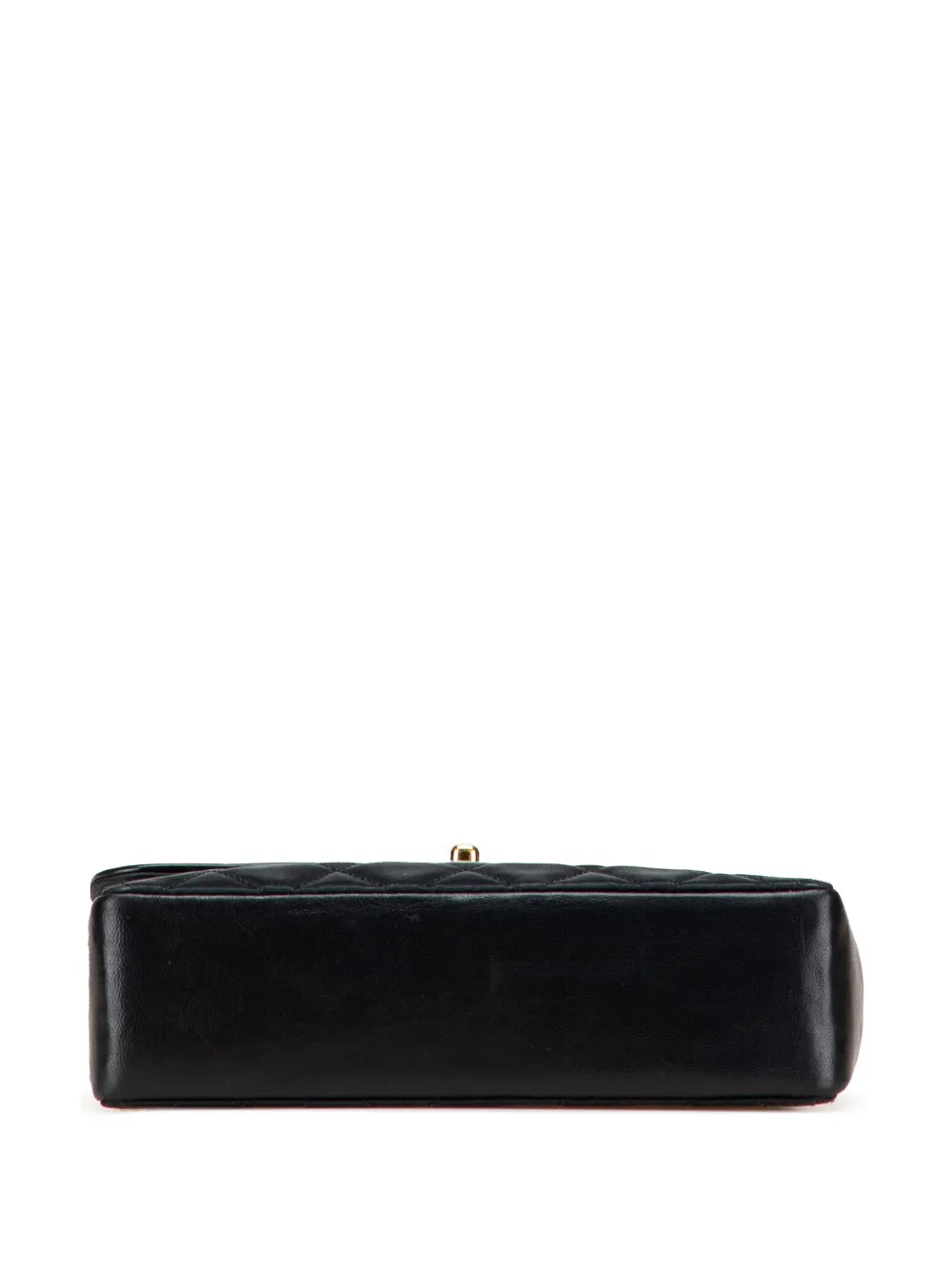 1989-1991 Cc Quilted Satin Bijoux Chain Single Flap Crossbody Bag
