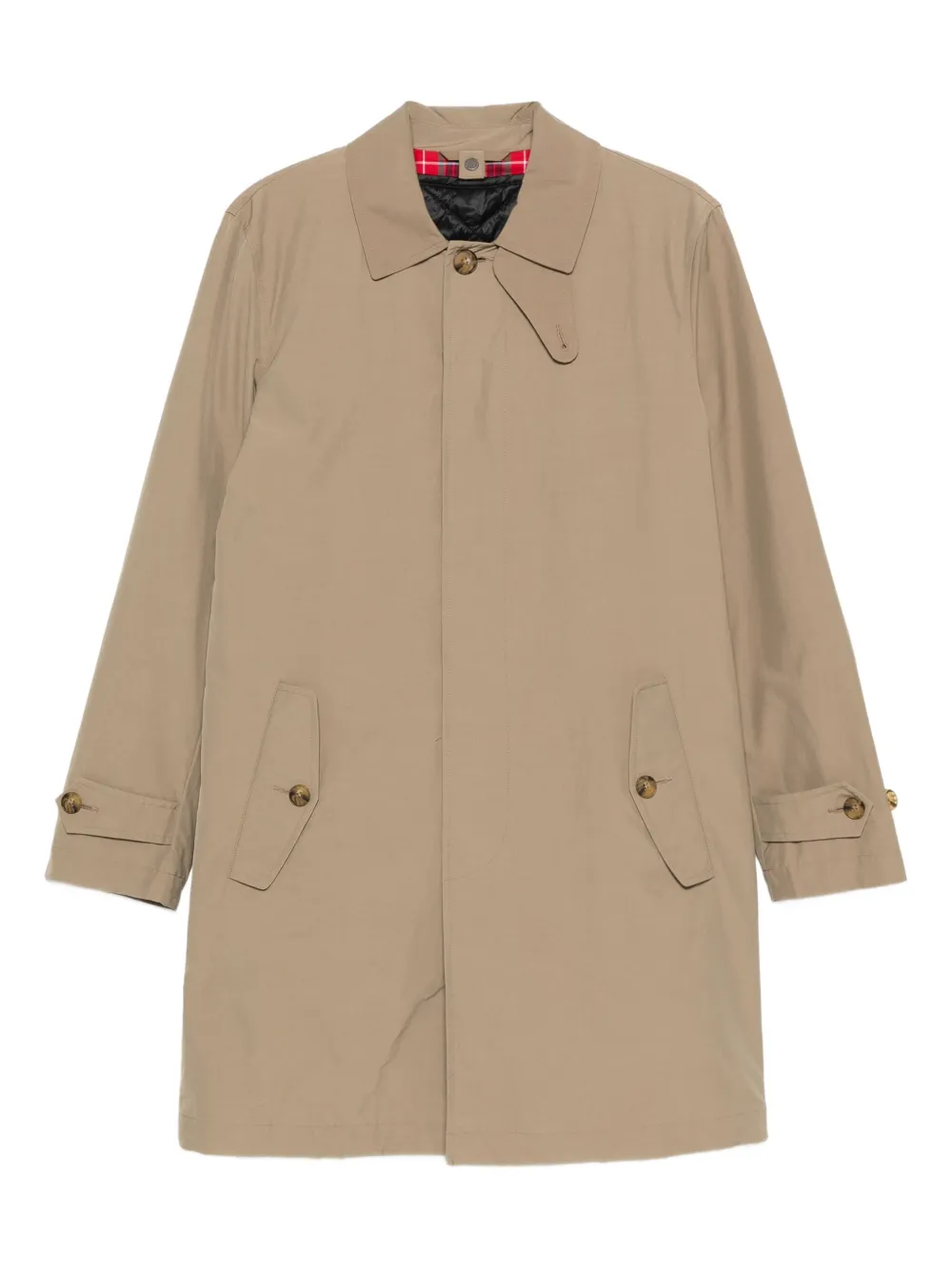 Baracuta Button-fastening Flap-pockets Trench Coat In Brown