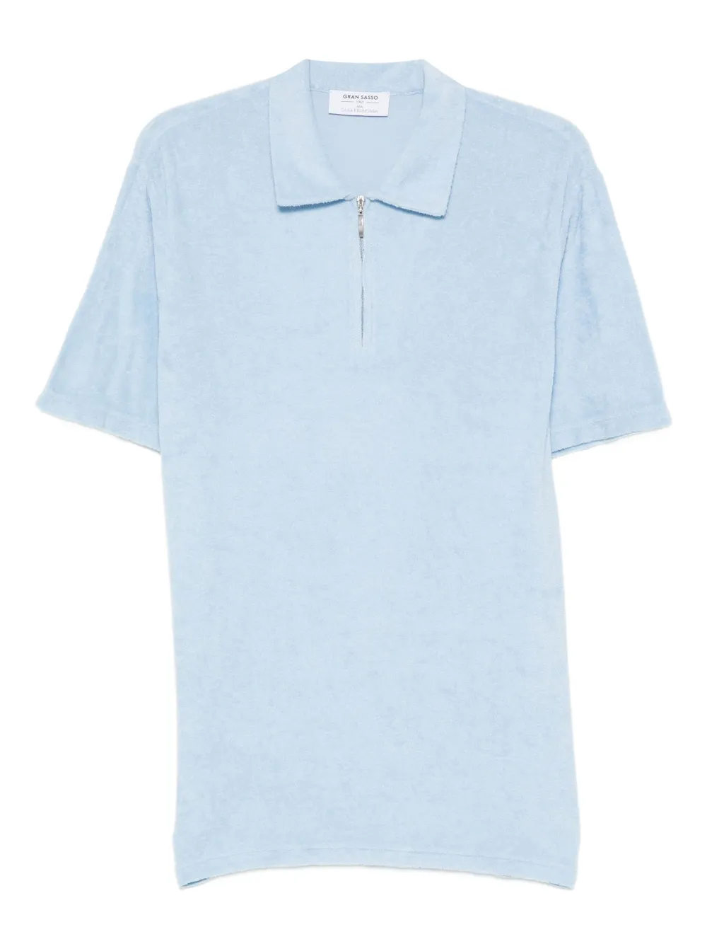 Gran Sasso cotton polo shirt | Blue | Image 1