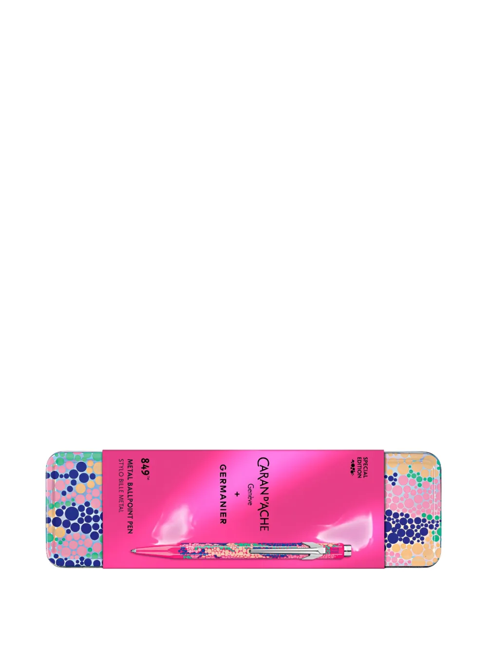Caran D'ache 849 Germanier Metal Ballpoint Pen In Pink