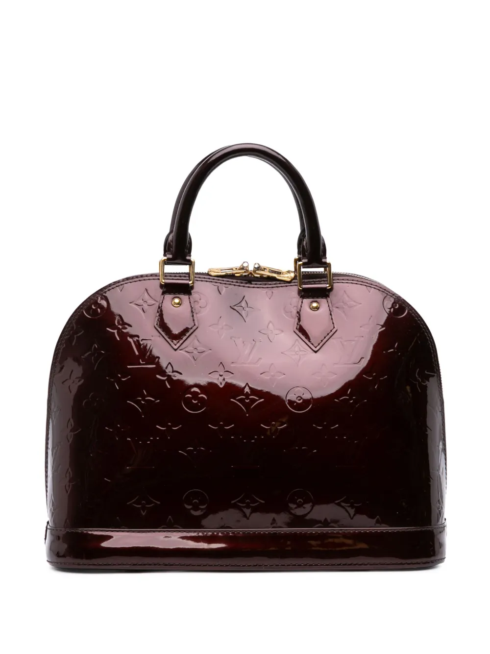 Louis Vuitton Pre-Owned 2010-2025 モノグラム ヴェルニ アルマ PM ハンドバッグ - パープル Louis Vuitton Pre-Owned 2010-2025 モノグラム ヴェルニ アルマ PM ハンドバッグ - パープル