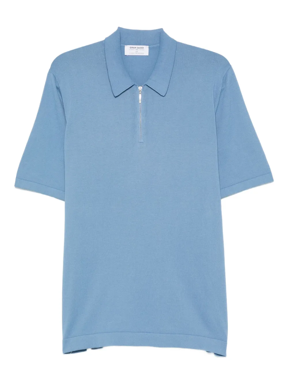 Gran Sasso half-zip polo shirt | Blue | Image 1