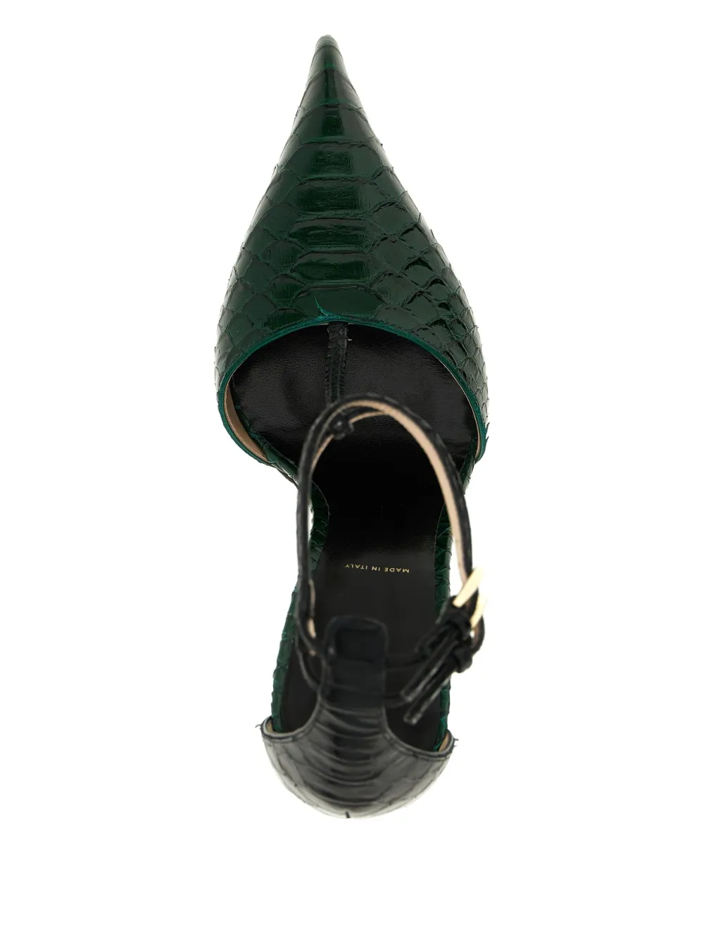 TOM FORD 105mm T-strap pumps Green