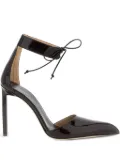 TOM FORD 105mm patent-finish leather pumps - Red