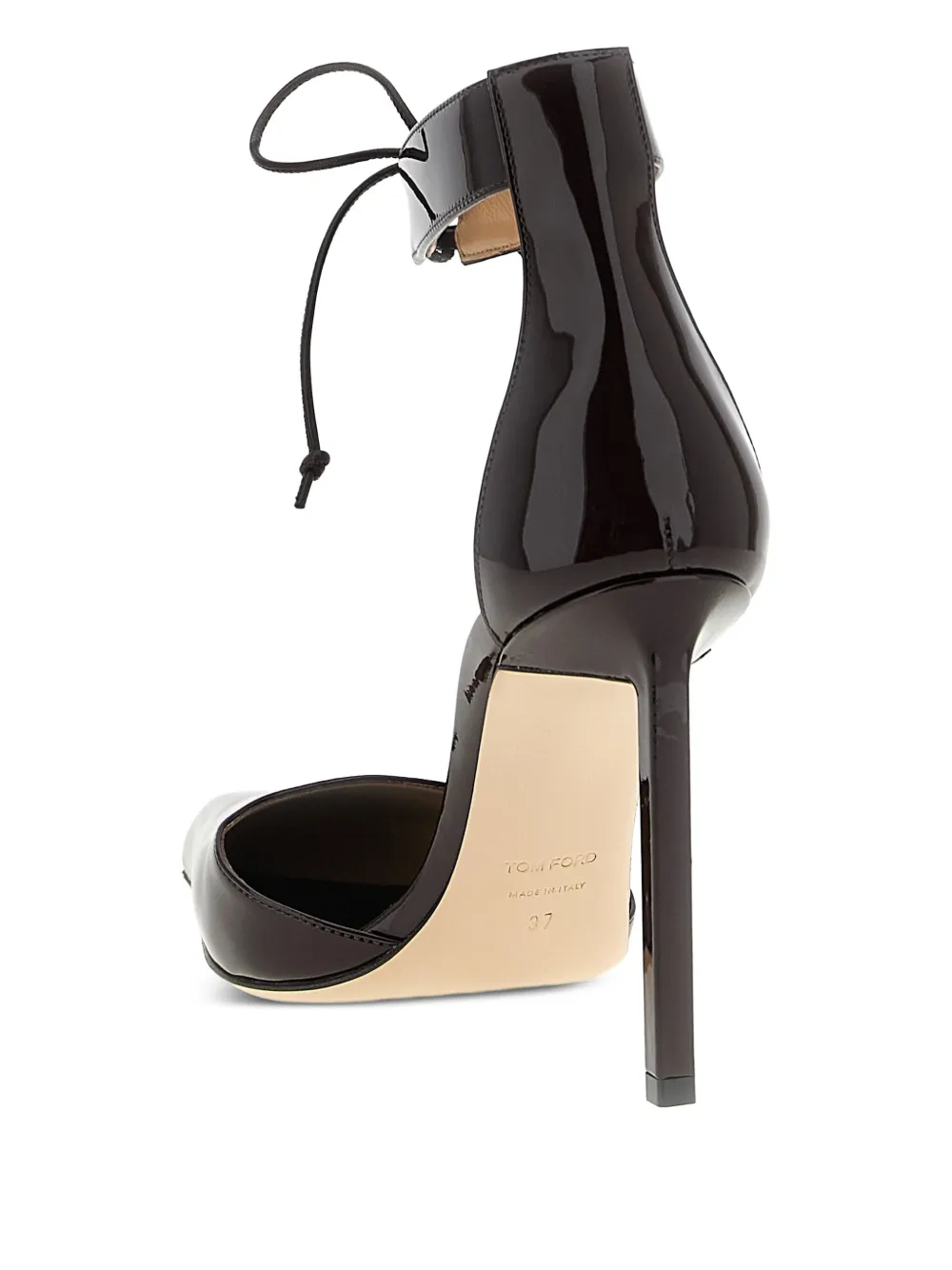 TOM FORD 105mm lakleren pumps Rood