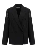 ARMARIUM Sveva double-breasted blazer - Black