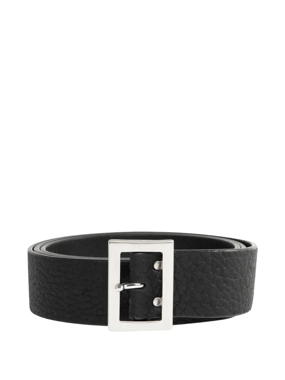 Rick Owens Stooges buckle leather belt | Black | Image 1