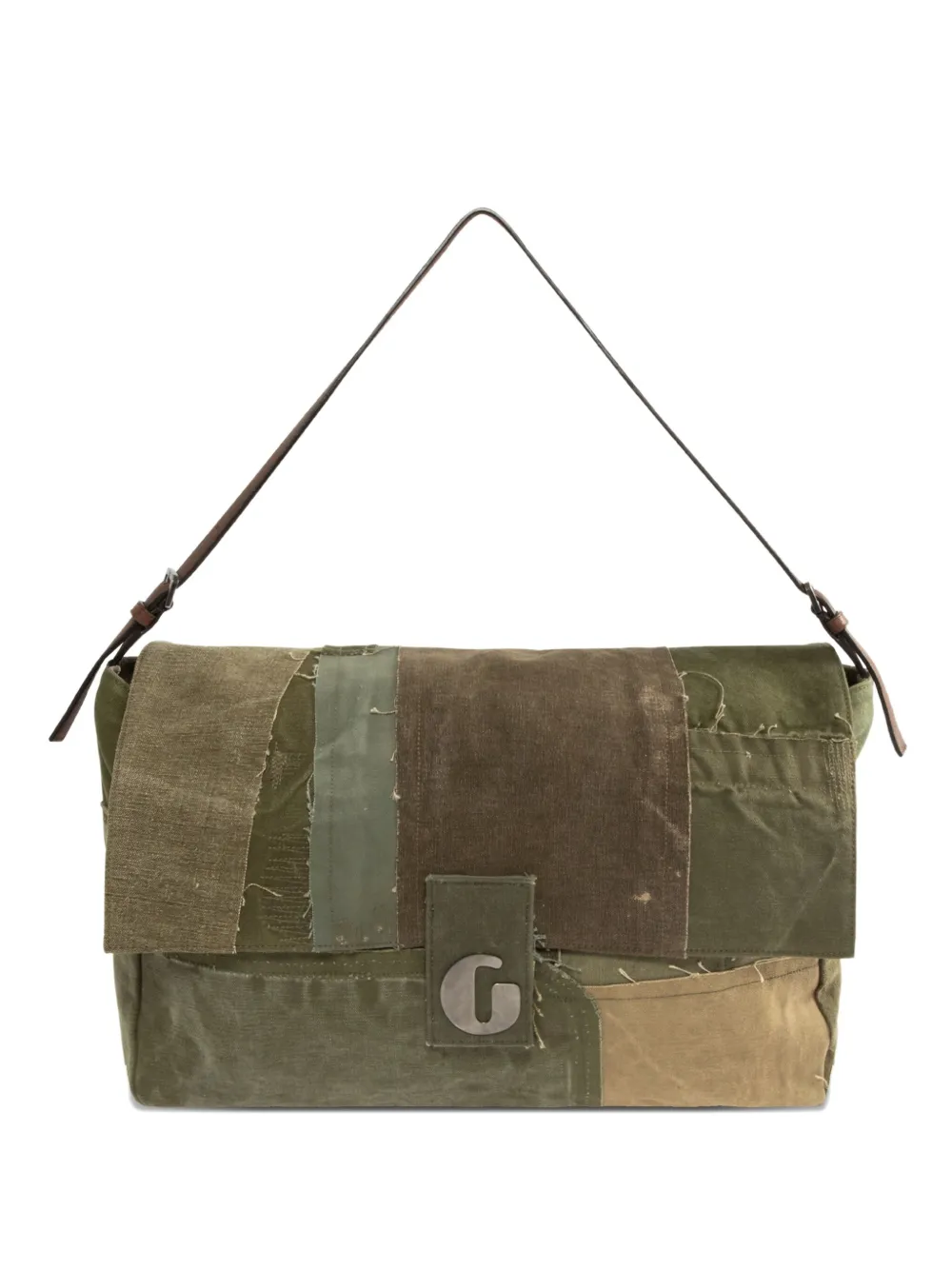 GALLERY DEPT. Merci XL patchwork shoulder bag | Green | Image 1