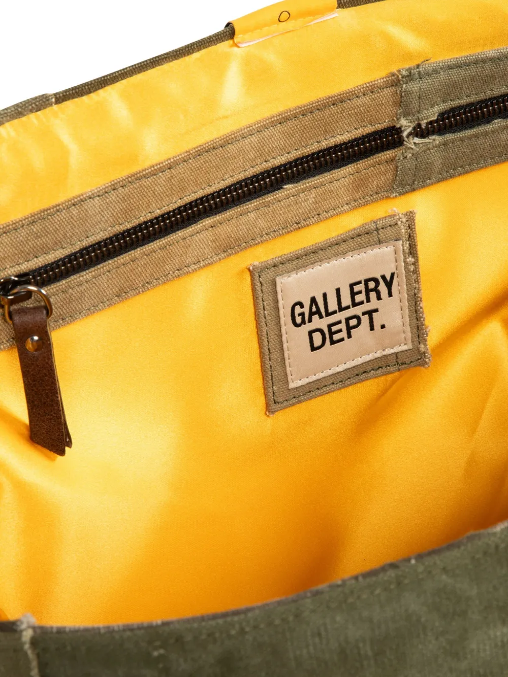 GALLERY DEPT. Merci XL schoudertas met patchwork Groen