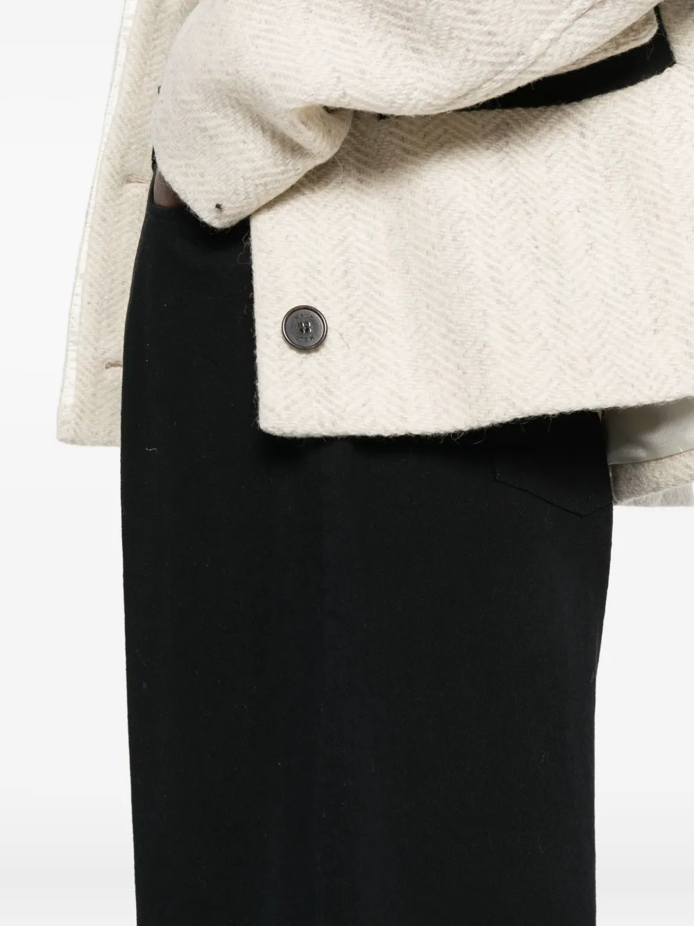 Mark Kenly Domino Tan Balloon Trousers In Black