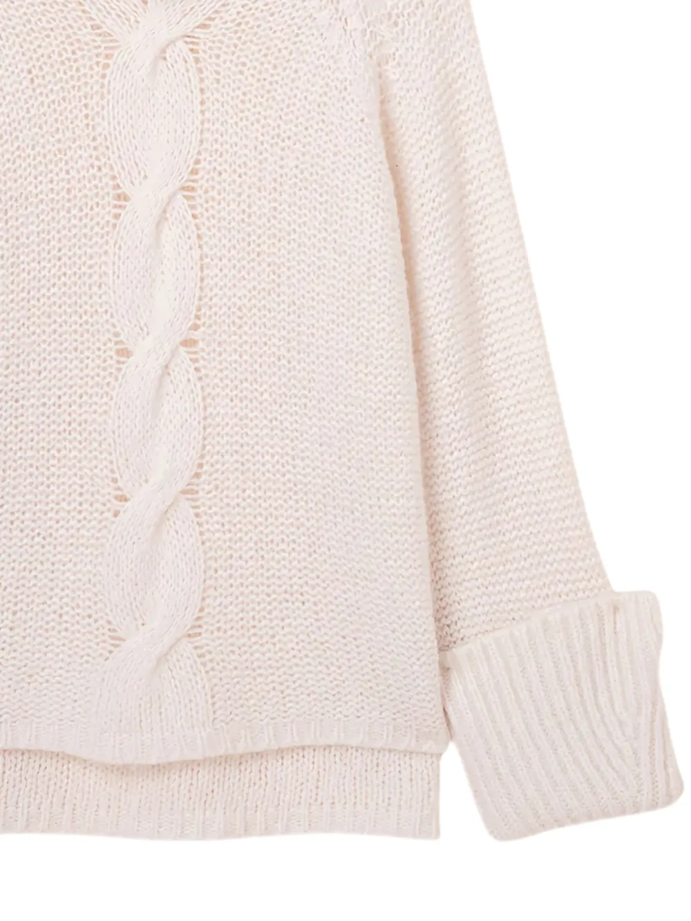 Fedeli pull en maille torsadée à col roulé | Pulls | Image 2