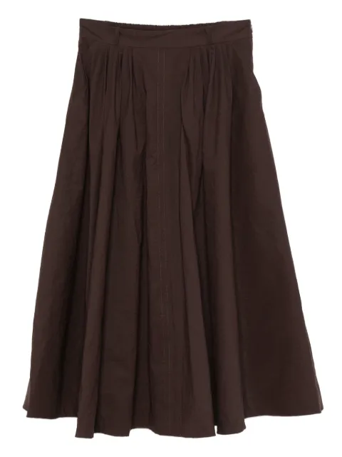 MARK KENLY DOMINO TAN pleated skirt