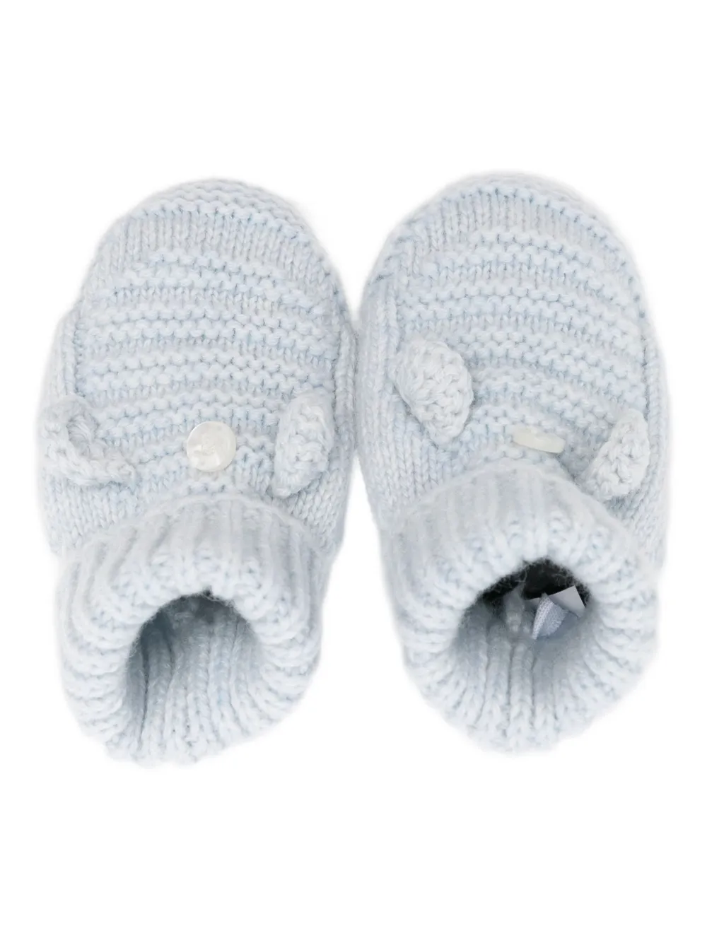 Tartine Et Chocolat Gebreide babylaarzen Blauw