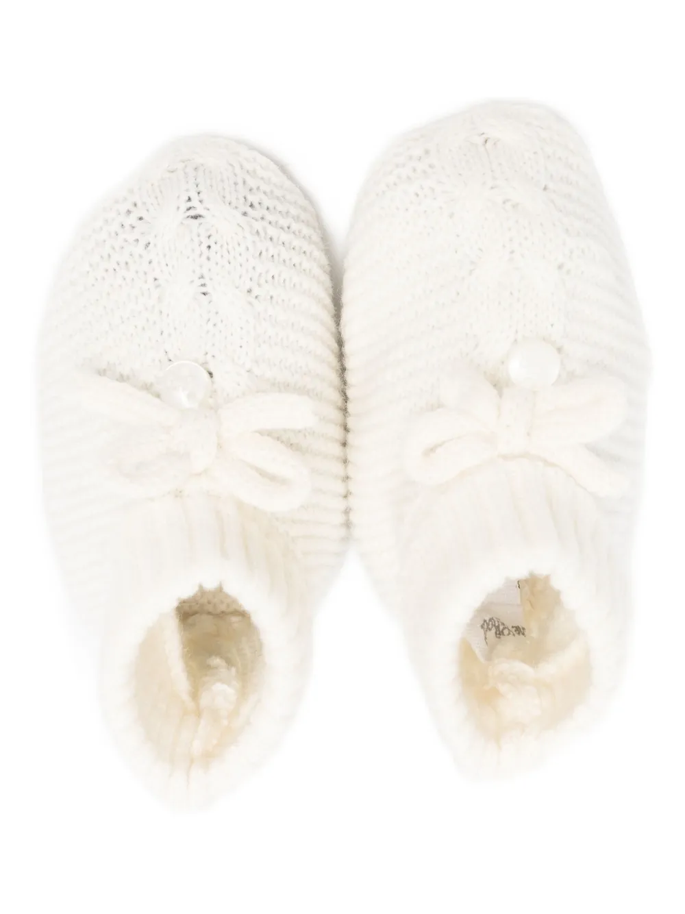 Tartine Et Chocolat Slippers met strikdetail Wit