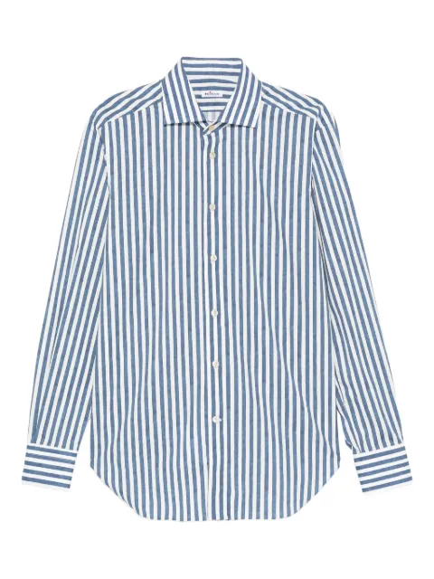 Kiton striped buttoned shirt