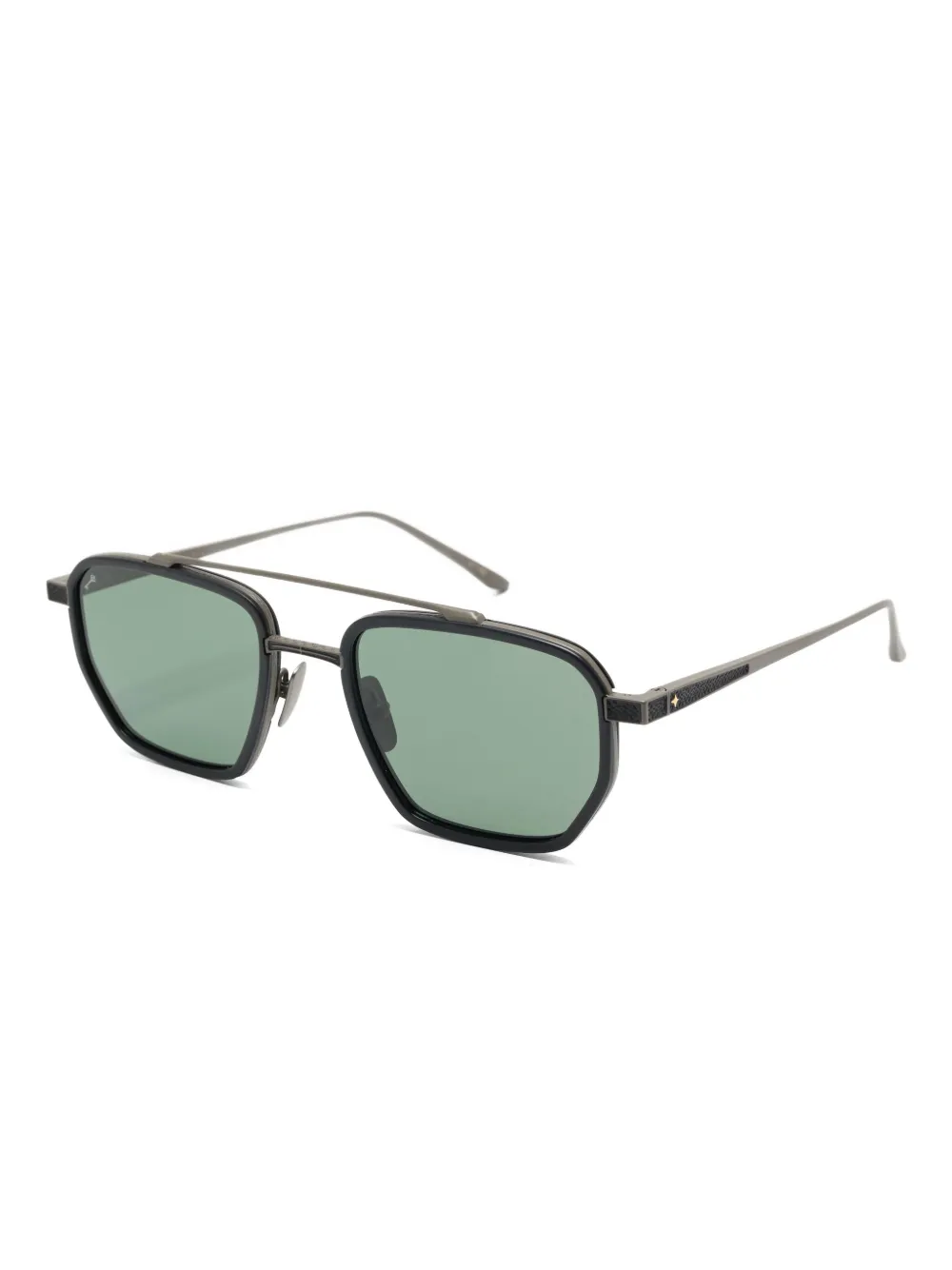 Leisure Society geometric-frame sunglasses - Zwart