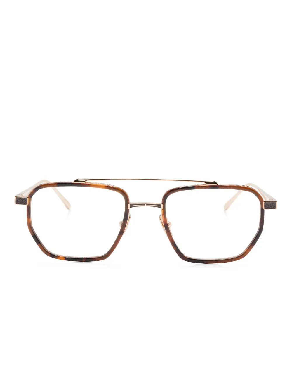 Leisure Society lunettes de vue à monture géométrique | marron | Image 1