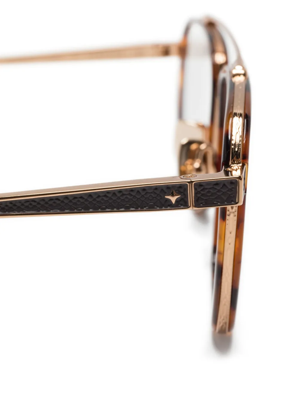  Leisure Society Geometric-frame Glasses - Brown 