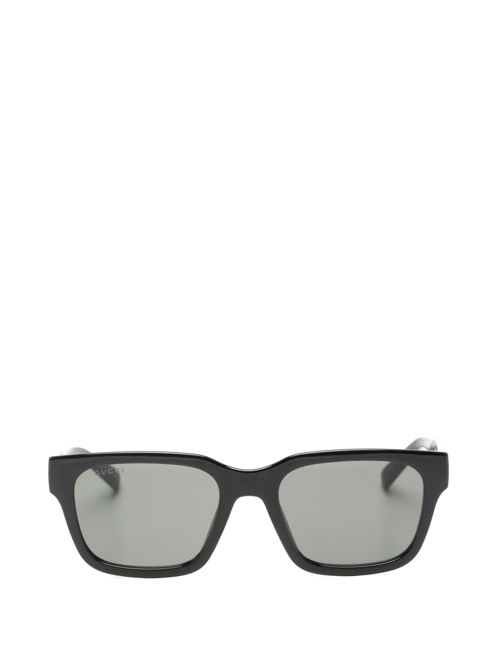 Gucci Eyewear Web-stripe square-frame sunglasses - Schwarz