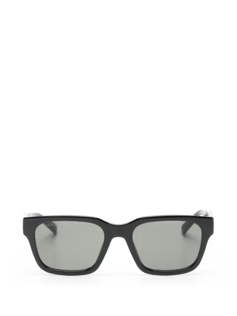 Gucci Eyewear Web-stripe square-frame sunglasses