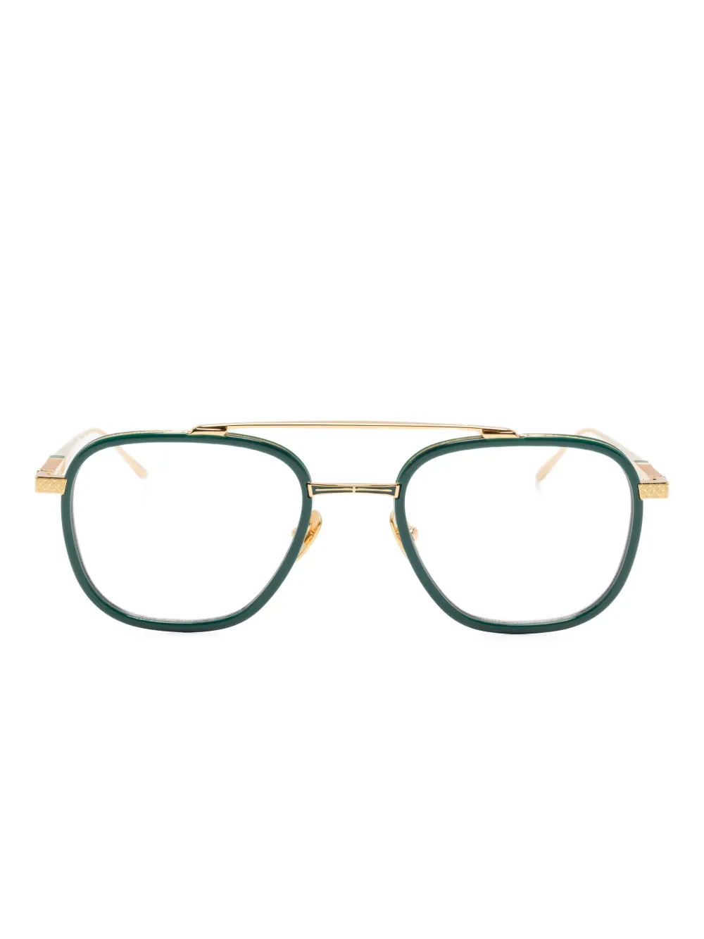 Leisure Society lunettes de vue à monture géométrique | vert | Image 1