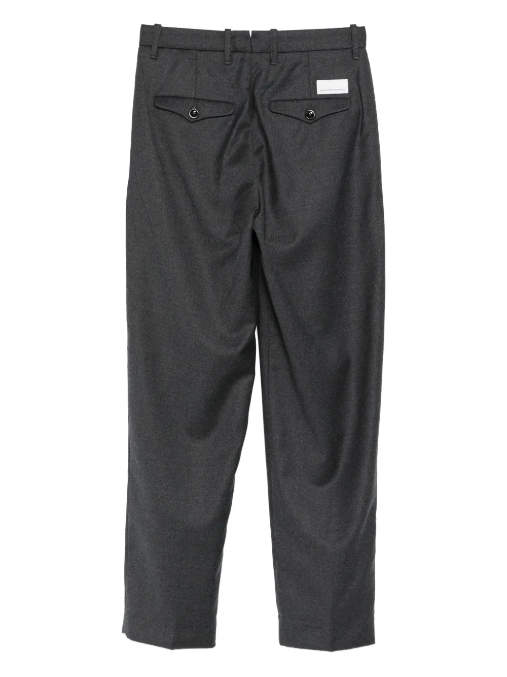 Nine In The Morning Pleat-detail Trousers In Gray