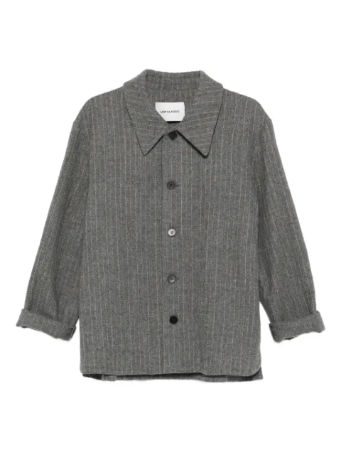 Low Classic pinstripe wool jacket