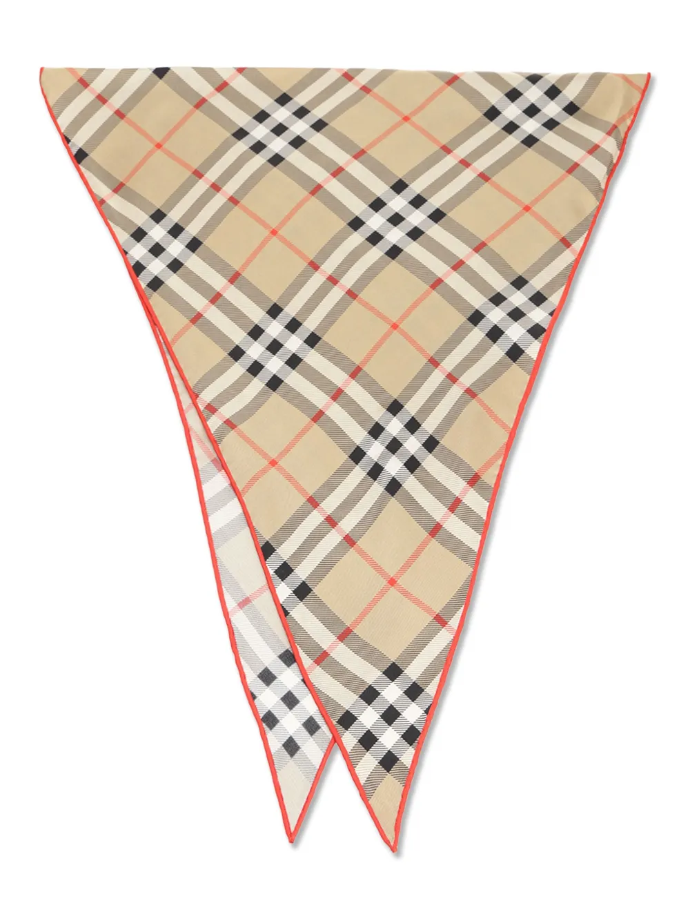 Burberry checked scarf | Neutrals | Image 1
