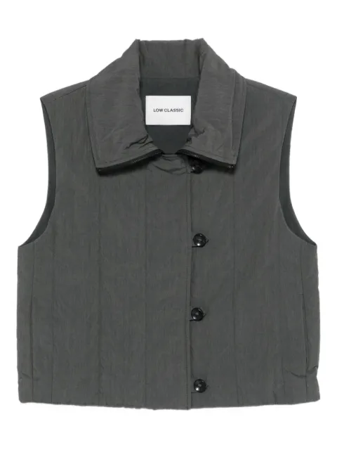 Low Classic quilted button-fastening vest