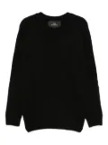 I Love Mr Mittens raglan-sleeve crew-neck sweater - Black