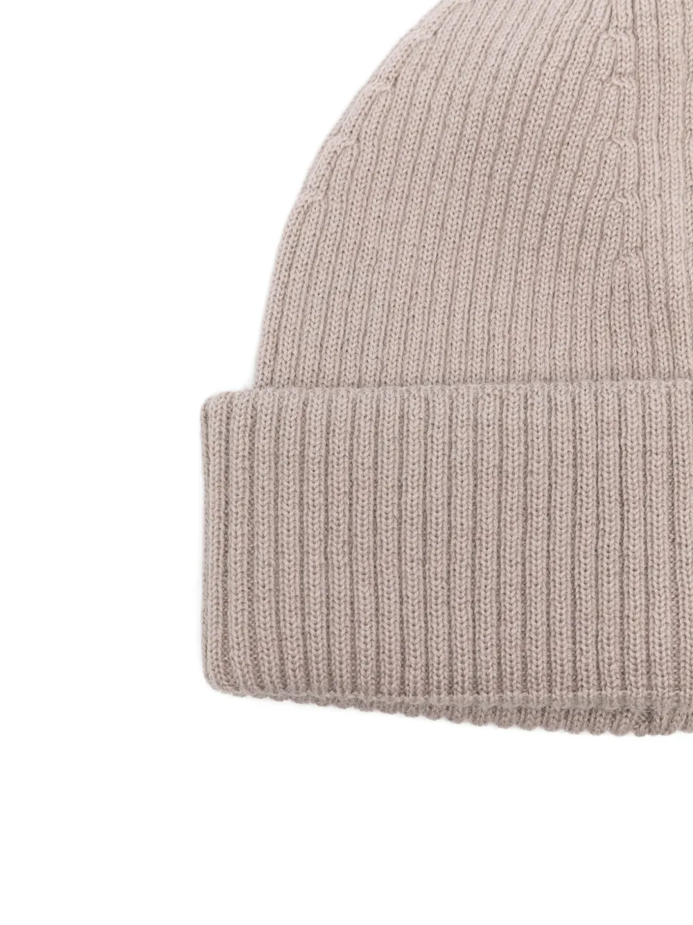 Our Legacy Ribbed Beanie In Neutral