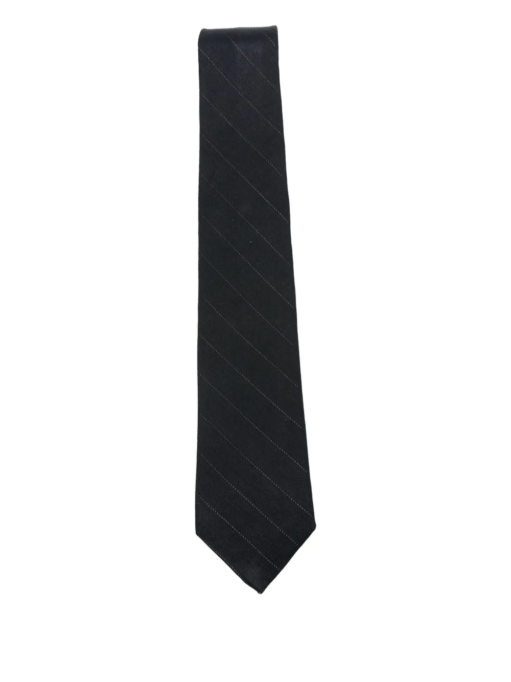 OUR LEGACY striped tie | Black | Image 1