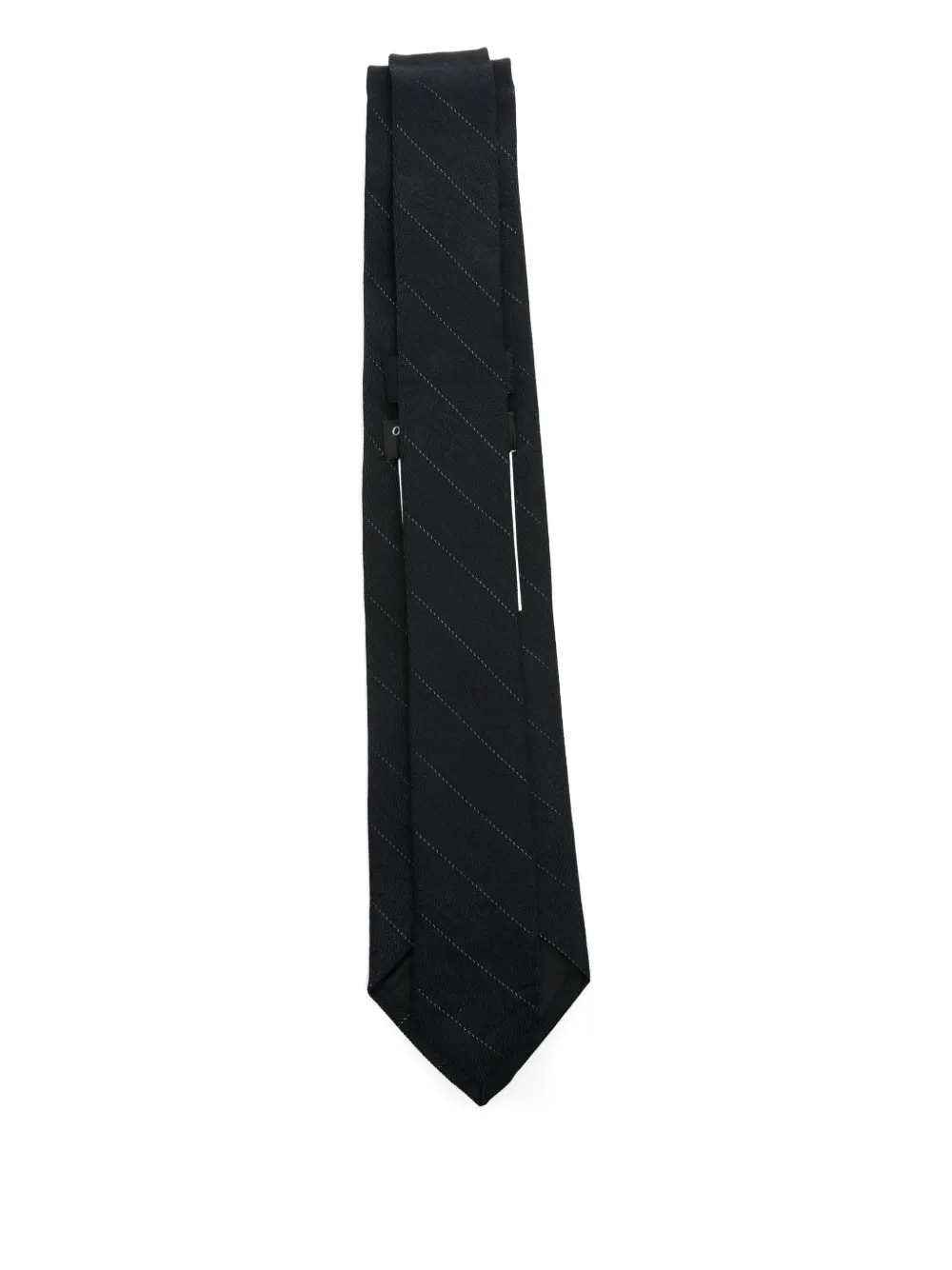 OUR LEGACY striped tie - Zwart