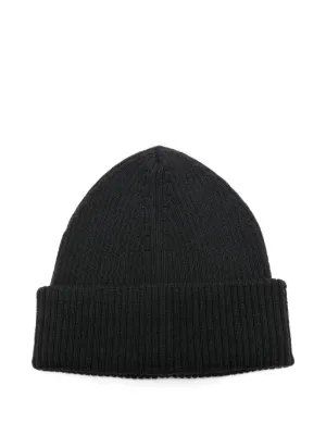 帽子 our legacy KNITTED HAT Black Cashmere Our Legacy - Knit Hat Black Rustic Merino